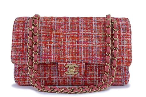 chanel red tweed bag|chanel tweed bag 2022.